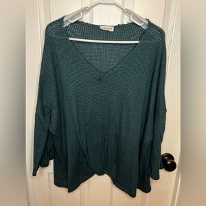 First Love by lovelyn blouse in size 2X. 57% rayon, 41% polyester, 2% spandex